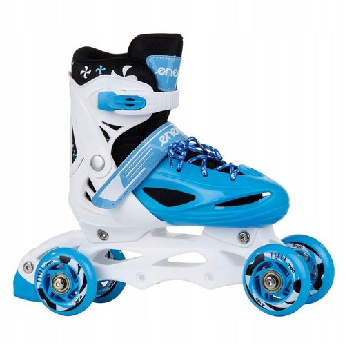 REGULOWANE ŁYŻWOROLKI WROTKI ŁYŻWY DLA DZIECI 4W1 ENERO 30-33 NIEBIESKIE na Arena.pl