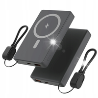 POWERBANK 10000 mAh szybkie ładowanie USB-C USB-A bezprzewodowe 15 W Imiki
