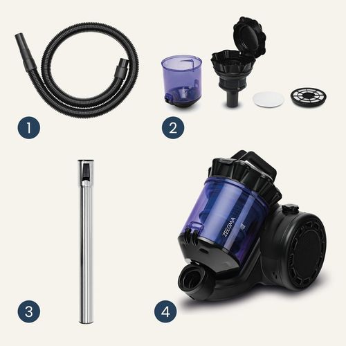 ODKURZACZ CYKLONOWY 4000W BEZ WORKÓW TURBO MOC SYSTEM SSANIA 2,5L ZEEGMA na Arena.pl