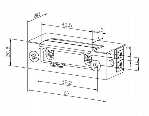 ELEKTROZACZEP VIDOS R5 do wideodomofonu 5TECH VIDOS COMMAX 12V 260mA na Arena.pl