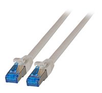 Patchcord SFTP EFB 0,15m Cat6a Superflex szary na kablu Cat7 187262