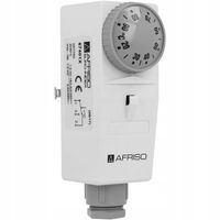 STEROWNIK TERMOSTAT PRZYLGOWY NA RURĘ POMPY C.O BRC NASTAWA 20-90°C AFRISO
