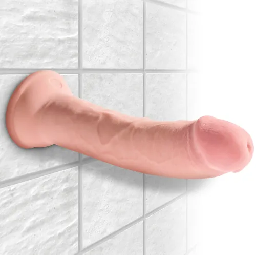 king cock plus 20 cm jasny - model anatomiczny z przyssawką, tpe na Arena.pl