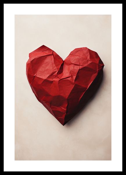 Plakat 30x45cm Kreślone Serce zdjęcie 3