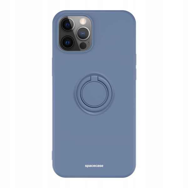 Spacecase Silicone Ring Iphone 12 Pro Max Blue zdjęcie 7