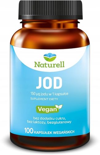 Naturell Jod 150 mcg Jodek Potasu Tarczyca 100 kap na Arena.pl