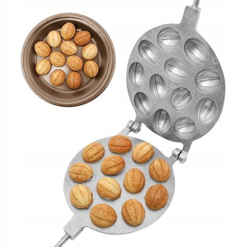 FORMA OPIEKACZ DO PIECZENIA CIASTEK ORZESZKÓW PATELNIA NA ORZESZKI DUŻE #70 na Arena.pl