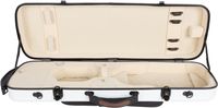 Fiberglass futerał skrzypcowy skrzypce Oblong 4/4 M-case Biały - Kremowy