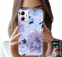 ETUI DO MOTOROLA MOTO G14 - KWIATKI KWIECISTE MODNE WZORY PLECKI