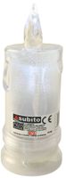 Świeca brokatowa LED SUBITO C502 H145 biała zimna (976) 1 sztuka