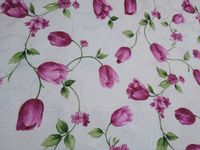 ZASŁONA GOTOWA 140x160 - RÓŻOWE TULIPANY