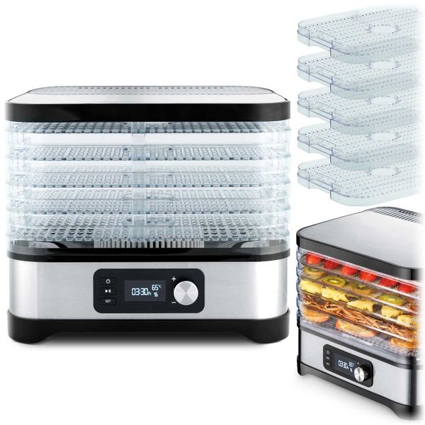 Suszarka do żywności Berdsen BD-690 srebrna zdjęcie 1