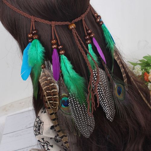 Pióropusz OPASKA do Włosów PAW Piórka A4 na Arena.pl