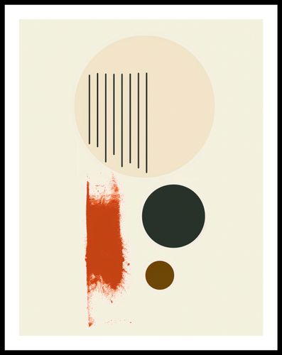 Plakat 50x65cm Symetryczna Struna na Arena.pl