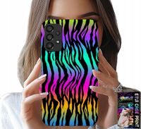 ETUI DO SAMSUNG GALAXY A33 5G - ABSTRAKCYJNE KOLOROWE WZORY CASE + FOLIA