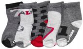 ABS Antypoślizgowe Skarpetki Dziecięce Bawełniane 5-PAR 19-22