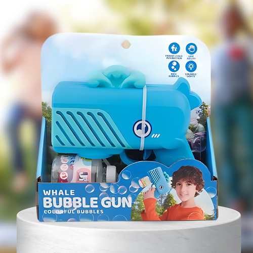 pistolet na bańki mydlane aparat do tworzenia baniek mydlanych + płyn na Arena.pl