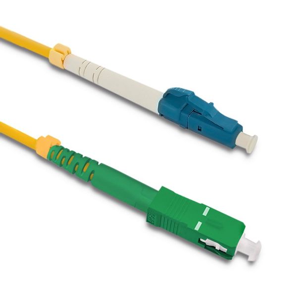 Qoltec Patchcord światłowodowy LC/UPC - SC/APC | Singlemode | 9/125 | G652D | Simplex | 5m zdjęcie 1