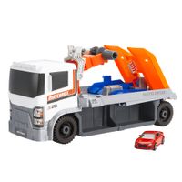 MATCHBOX PRAWDZIWE PRZYGODY LAWETA POMOC DROGOWA + AUTO AUDI TT RS HRY43
