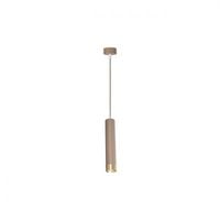 Lampa wisząca Keon GU10 x1 beż+złoty