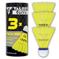 Lotki do badmintona TALBOT TORRO Tech 350 Medium 3 szt - żółte
