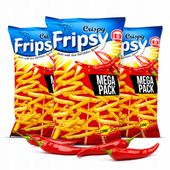 Fripsy Pieczone Paluszki o smaku czerwonych papryk chilli MEGA PACK 3x120g