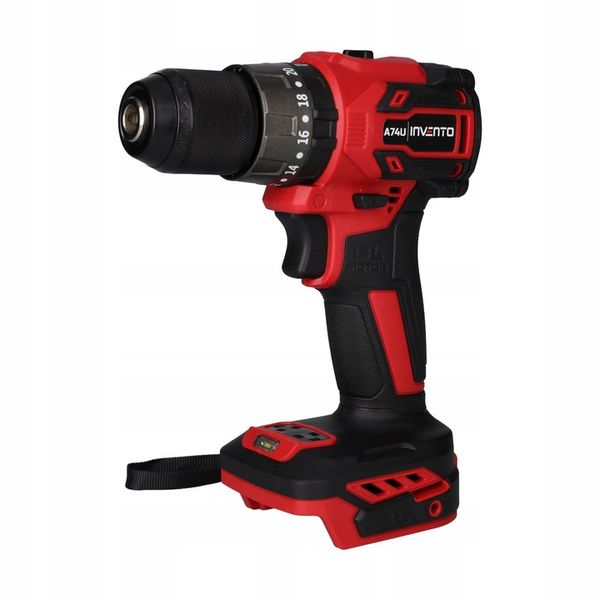 Wiertarko wkrętarka udarowa akumulatorowa 3/8" INVENTO A74U samo urządzenie zdjęcie 5