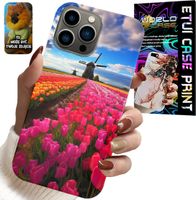 ETUI DO IPHONE 13 PRO - POLE KOLOROWYCH TULIPANÓW, TULIPAN, CASE