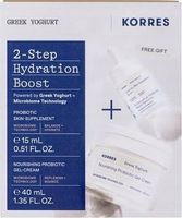 Korres Greek Yoghurt ZESTAW odżywczy krem 40 ml + serum probiotyczne 15 ml