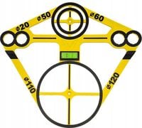 Szablon wzornik otworów GEBERIT do płytek toaleta mocny łazienka