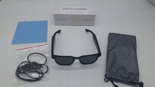 Smart Glasses Inteligentne Okulary przeciwsłoneczne Czarne Bluetooth na Arena.pl