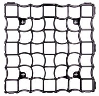 kratka trawnikowa 50cm x 50cm wysokość 3cm czarna opl