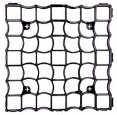kratka trawnikowa 50cm x 50cm wysokość 3cm czarna opl