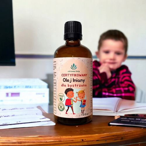 Certyfikowany olej lniany dla bystrzaka PAMIĘĆ KONCENTRACJA4 na Arena.pl