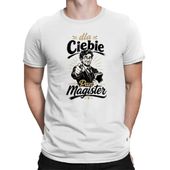 Dla Ciebie Pan Magister - męska koszulka na prezent Czarny XXL T-shirt MGR