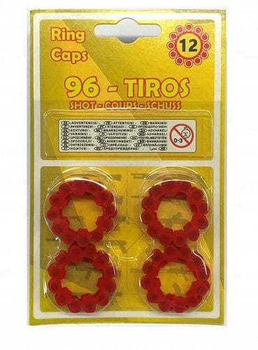 Kapiszony do Pistoletu - 12-ki - 96 strzałów x 5 Blistrów - 480 strzałów na Arena.pl