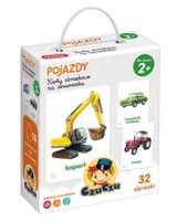 Karty obrazkowe na sznurku - Pojazdy