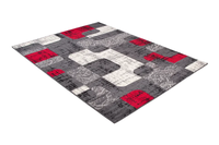 DYWAN NOWOCZESNY PROSTOKĄTNY 80x150cm WZORY GEOMETRYCZNE MIĘKKI SALON