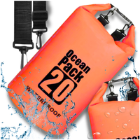 worek wodoodporny wodoszczelny kajak torba plecak turystyczny 20l