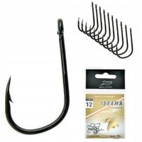 Zestaw Haczyków Haczyki ISEAMA z oczkiem nr 12