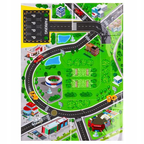 PARKING SAMOCHODOWY GARAŻ Z ELEKTRYCZNĄ WIDNĄ AUTKA SAMOCHODZIKI DLA DZIECI na Arena.pl