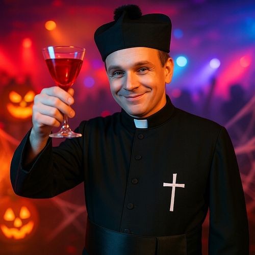 STRÓJ KSIĘDZA NA HALLOWEEN KSIĄDZ BISKUP WIKARY KLECHA OJCIEC MATEUSZ na Arena.pl