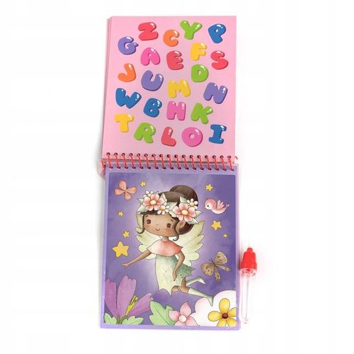 MAGICZNA WIELORAZOWA KOLOROWANKA WODNA 6 ARKUSZY PISAK DO KOLOROWANIA KIDEA na Arena.pl