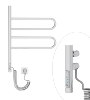 ELNA Grzejnik łazienkowy elektryczny Fluger 2 CHROM obrotowe ramiona