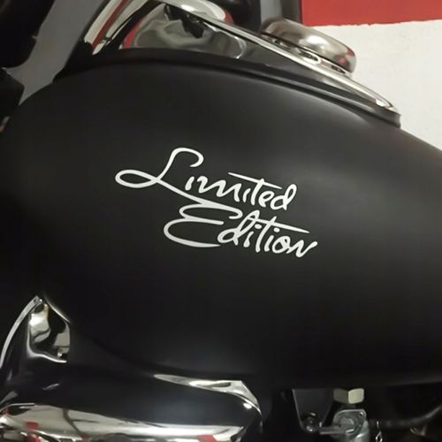 Naklejka Stylowy Napis Kursywa Biały Limited Edition White Ozdoba Tuning na Arena.pl