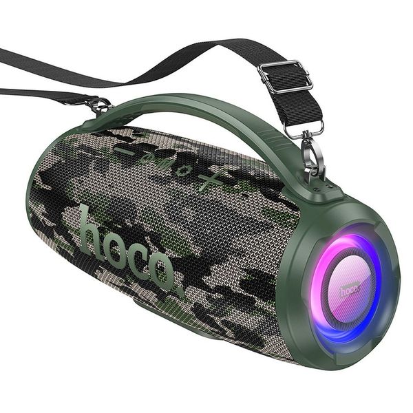 Głośnik bluetooth LED 2 x 20W 4h Hoco HA4 moro zdjęcie 1