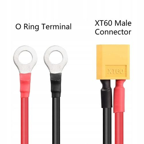 XT60 Mężczyzna do O Ring Connector Cable 1Mt 12AWG na Arena.pl