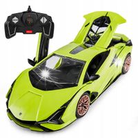 SAMOCHÓD ZDALNIE STEROWANY Lamborghini Sian RC 1:18 RASTAR MODEL DO ZŁOŻENI