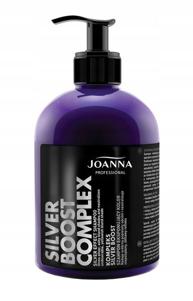 Joanna Silver Boost Complex szampon do włosów nadający kolor srebrny 500 ml zdjęcie 1