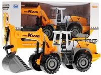 Duży Pojazd Budowlany Koparka Autko dla dzieci Ruchoma Łyżka